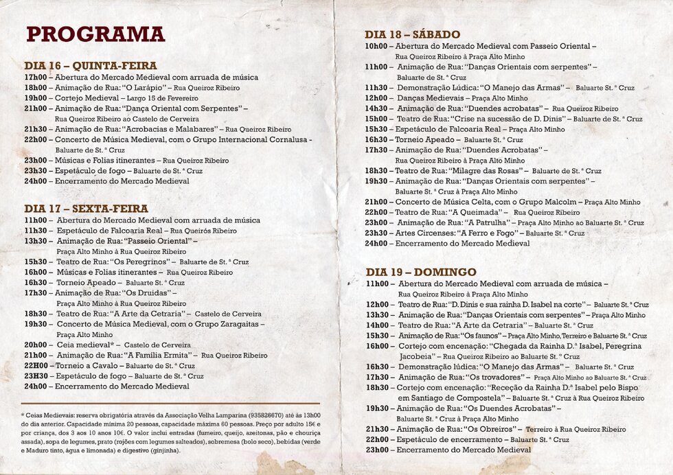 Programa Festa da Historia 1