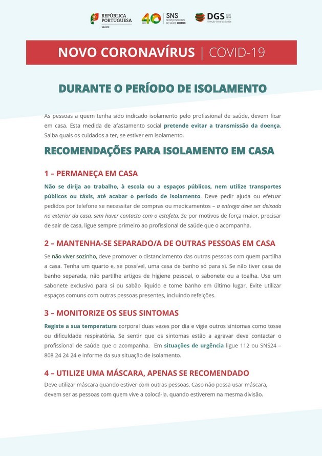 Isolamento em casa 1 COVID-19