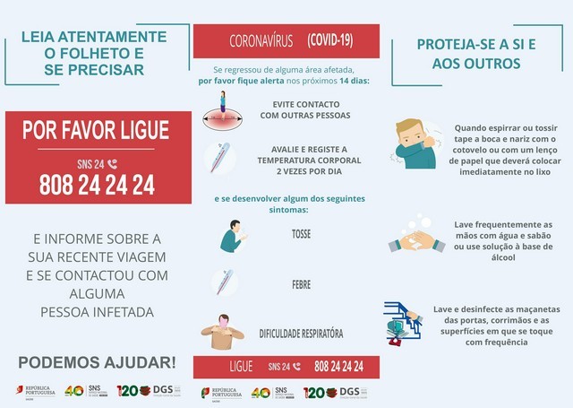 Informação geral COVID-19