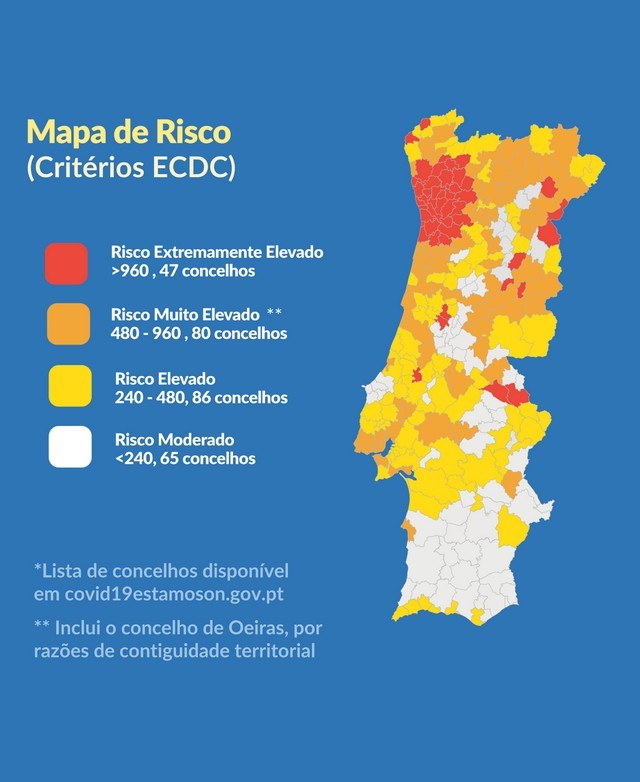 mapa concelhos