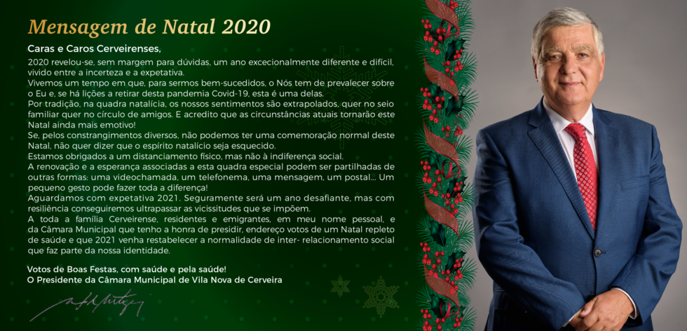 Mensagem de Natal 2020