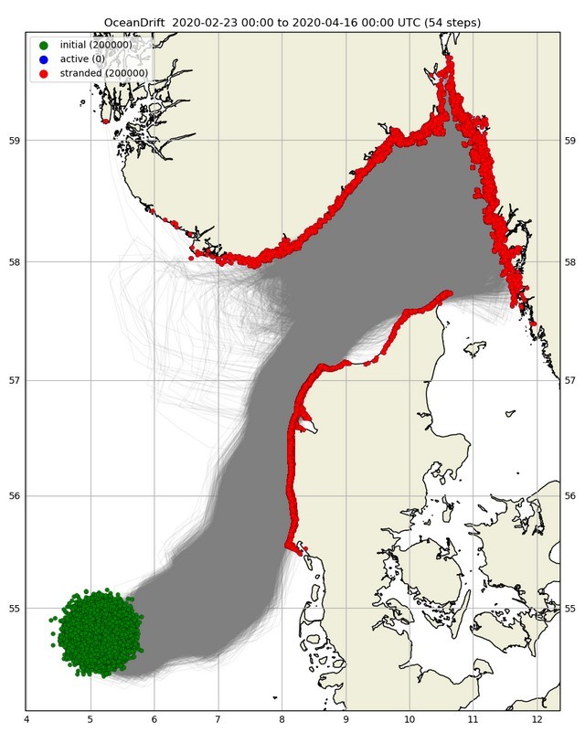 Map showing where the accident took place