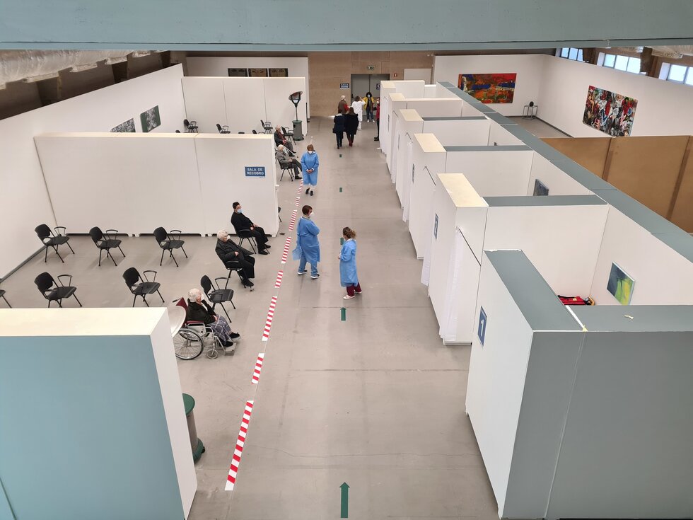 Primeiro dia de vacina