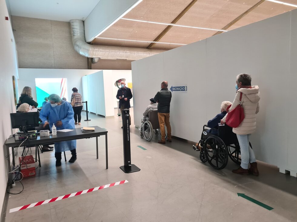 Primeiro dia de vacina