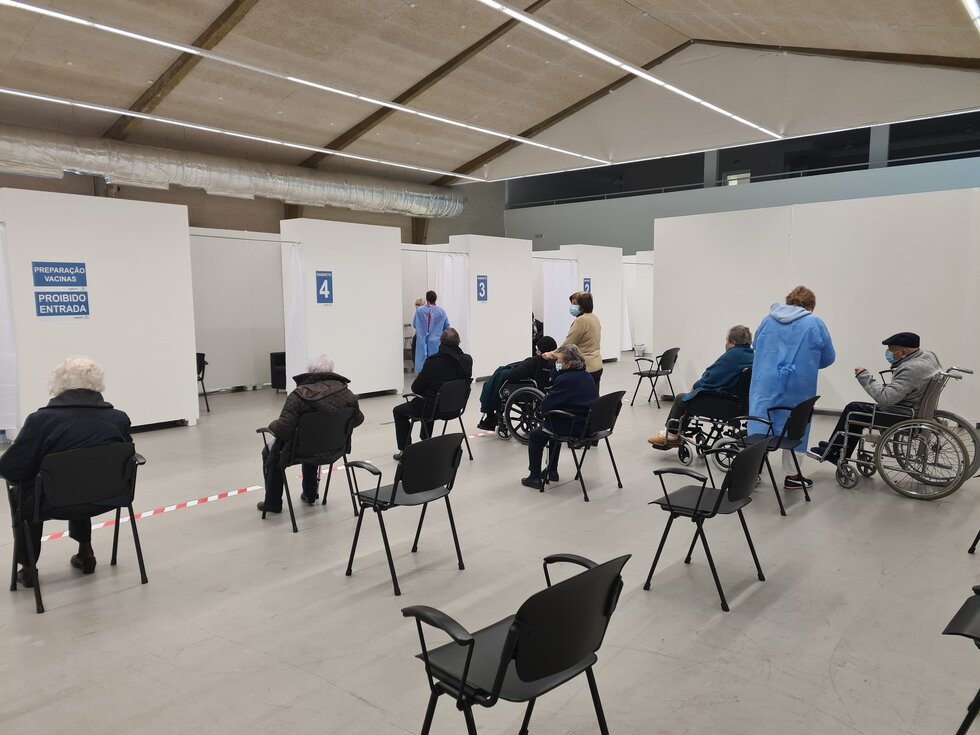 Primeiro dia de vacina