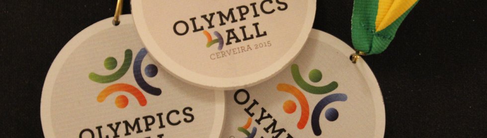 Fotografia de medalhas do Olympics4All 2015